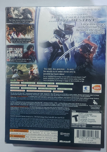 Soul Calibur V Collector's Edition - Xbox 360 (Usado)