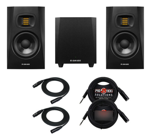 Adam Audio T7v Nearfield Monitor (par) Paquete T10s De Subw.