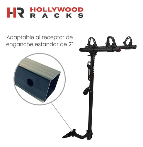 Rack Tirón Portabicicletas Hollywood 2 Bicicletas Original