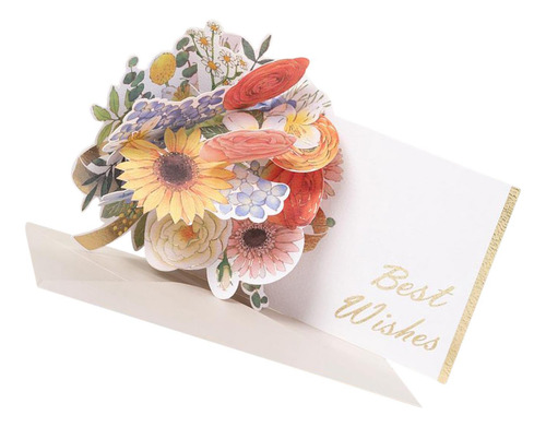 Tarjeta De Felicitación De Flores Tarjeta Del Día De La