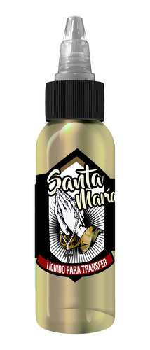 Santa María Liquido Para Trasnfer Tattoo Tautajes 2oz