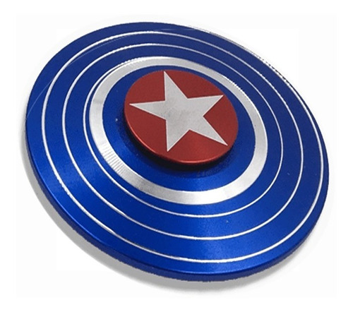 Fidget Spinner Capitán América Metal Verídico