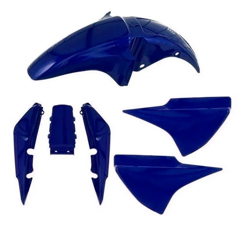 Kit Plasticos Honda Cg Titan 150 Azul Sin Calcos Fas Motos