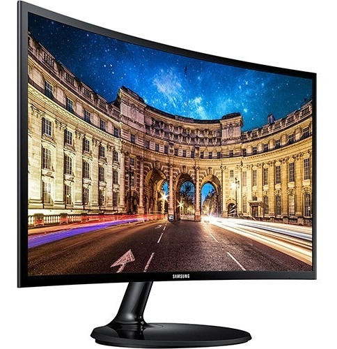 Imagem 2 de 4 de Monitor Led '27'pl Curvo Full Hd Hdmi/vga Preto - Samsung