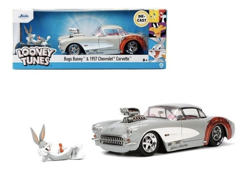 Jada 1:24 1957 Chevrolet Corvette & Bugs Bunny Looney Tunes