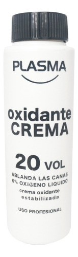  Oxidante Crema Estabilizadora Plasma 20vol 90ml Ablanda Cana Tono 20 VOL