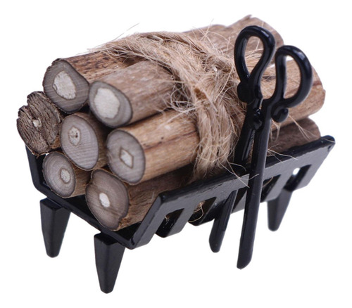Accesorio Para Estante De Leña Para Chimenea De Casa De