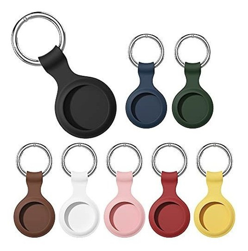 Awinner Compatible For Airtag Case Keychain ,silicone Prote