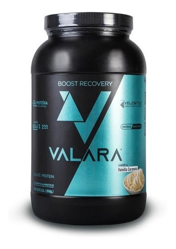 Valara Boost Recovery Isolate Protein 2lb Vainilla Caramelo