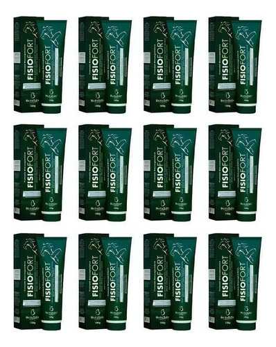  Kit 12 Pomada Massageadora Fisiofort Bio Instinto