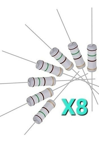 Resistencias Cerámicas 3w Estándar ( 8 Unidades) 