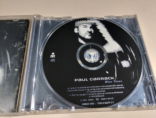 Paul Carrack - Blue Views - Made In Uk (Usado)