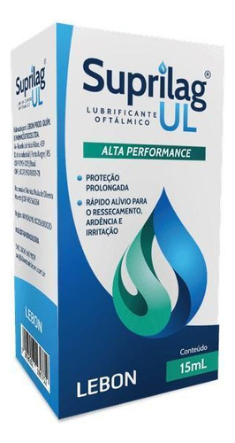 Lubrificante Ocular Suprilag Ul 15ml