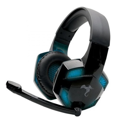 Auriculares Gaming Kolke Commander Led Azul Pc Ps4 Caseros