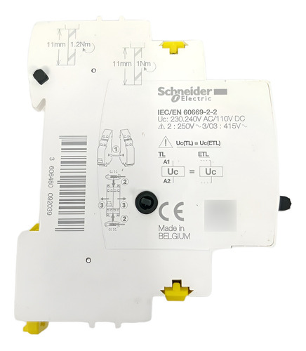 Telerruptor 2x32 Amp 230vca/110vcc Schneider A9c32836