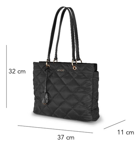 Bolsa Tote Enso Mujer Eb244305tt Negro