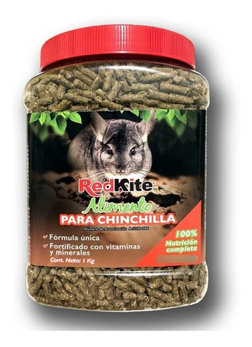 Alimento Pellet Para Chinchilla 1kg Red Kite