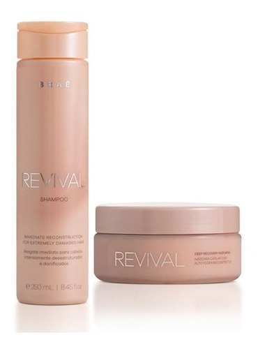 Braé Revival Kit Shampoo 250ml + Máscara 200g Oferta