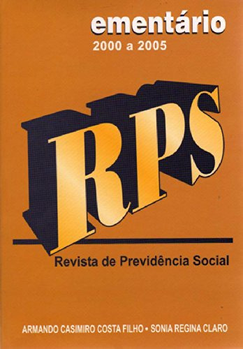 Libro Ementario Rps 2000 A 2005 De Paulo De Barros Carvalho