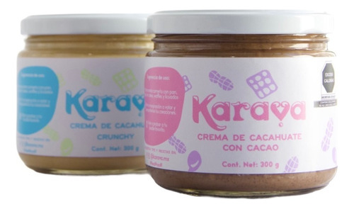 Cremas De Cacahuate Cacao + Natural / Sin Azúcar, Keto