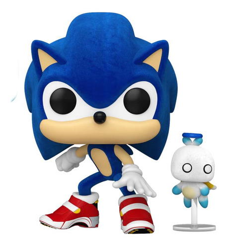 Funko Pop! Games Sonic With Hero Chao 1036 Exclusivo Flocked