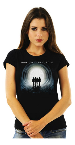 Polera Mujer Bon Jovi The Circle Rock Impresión Directa