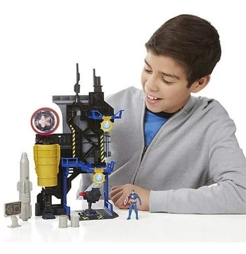 Torre Avengers Miniverse Playset Cuartel Capitán América (Usado)