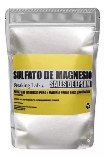 Sales De Epsom Sulfato De Magnesio Puro 99.9% 1 Kilo Usp