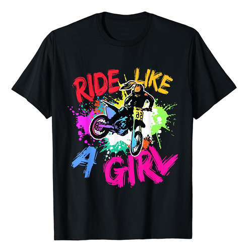 Pedalea Como Una Chica Amantes Del Motocross Dirt Bike Girl