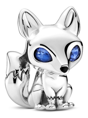 Dije O Charm Blue Eyed Fox Original