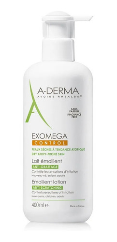 A-derma Exomega Control Leche 400 Ml