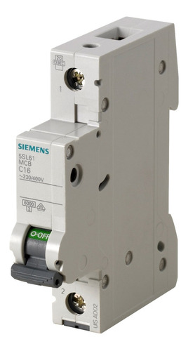 Breaker Control 32amp   6ka 1-polo Tipo C Siemens 5sl6132-7