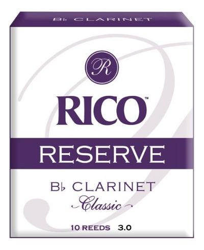 Rico Reserve Classic Bb Clarinete Caña Fuerza 3.0 10