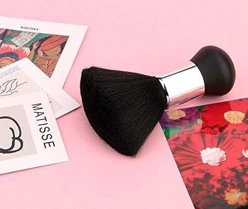 Cepillo De Peluquero Grande Negro, Plumero Para El Cuello, C