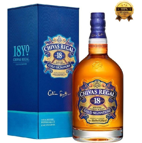 Whisky Chivas Regal 18 Años Gold