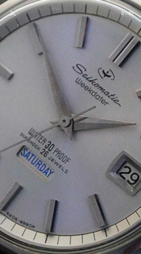 Relogio Seiko Automatico Weekdater Seikomatic
