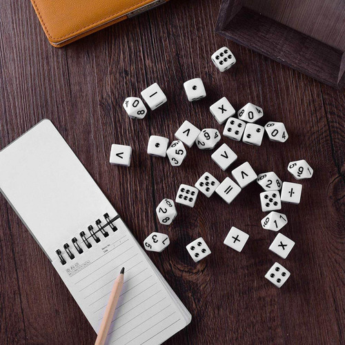 30x Suministros De Dados Matemáticos Juego De Troqueles De