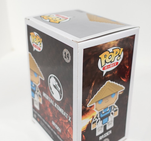 Funko Pop! 8-bit Raiden 14 Gamestop Exclusivo Mortal Kombat (Usado)