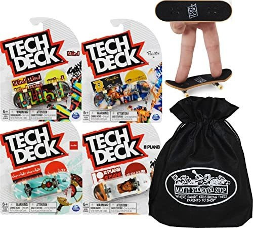 Tecnología De Cubierta 96mm Fingerboards Individuales Gift S