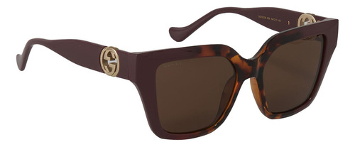 Gucci Gg1023s 009 Square Shape Vino Carey Gucci Gucci Gucci Gucci Gucci (Usado)