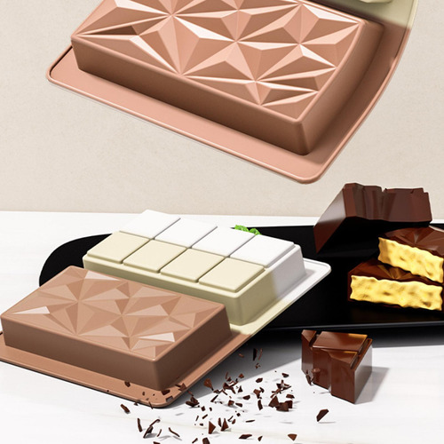 Molde De Silicona Para Barra De Chocolate Molde Para Barra D