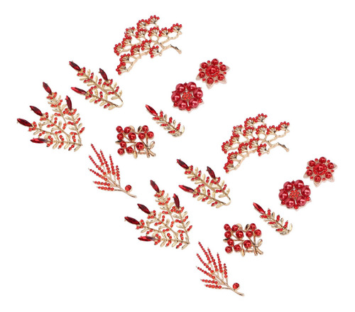 Colgantes De Aleación Con Botones En Forma De Flor, 16 Unida