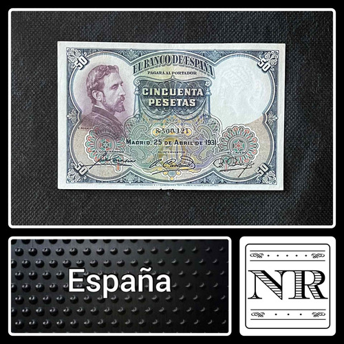 España - 50 Pesetas - Año 1931 - P #82 - E. Rosales