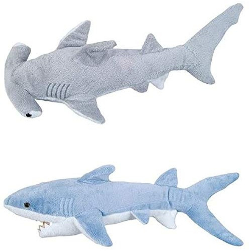 Juego De 2 Tiburones De Peluche De Adventure Planet Mako