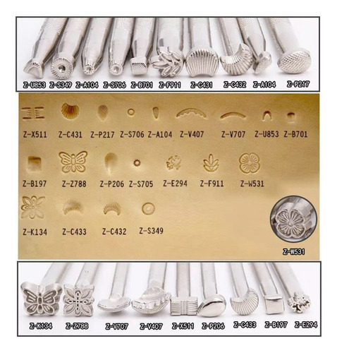 . Conjunto De 20 Perfuradores De Couro Diferentes
