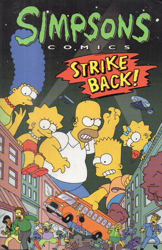 The Simpsons Libro De Comics En Ingles Strike Back 