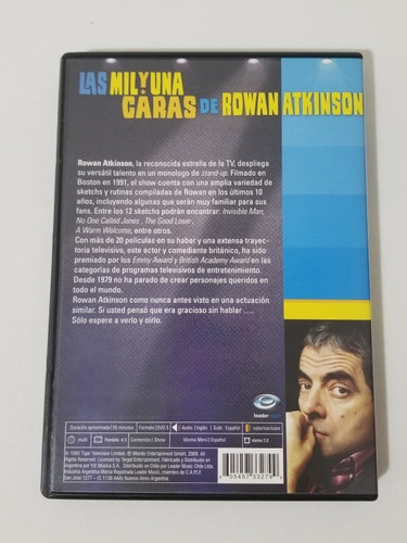 Dvd Las Mil Y Una Caras De Rowan Atkinson Creador De Mr Bean
