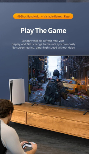 Cable Hdmi 2.1 3mt Premium Gamer 4k Hdr Earc 8k Hokobox