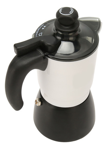 Cafetera Italiana Auténtica Moka De 3 Tazas De Aluminio