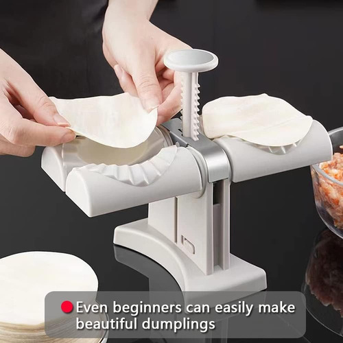 Molde Para Empanadas Maquina Dumplings Automática Doble Blanco